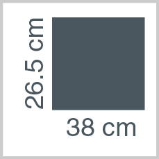 Sheet dimensions: 26.5 x 38 cm