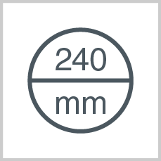 Roll diameter: 240 mm