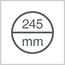 Roll diameter: 245 mm