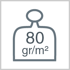 Grammage: 80 gr/m2