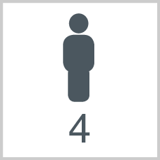 Washroom affluence: 4