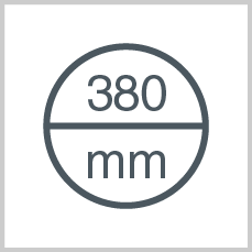 Roll diameter: 380 mm
