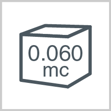 Volume: 0.060 mc