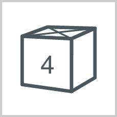 Packets/rolls per box/polybag: 4