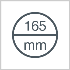 Roll diameter: 165 mm